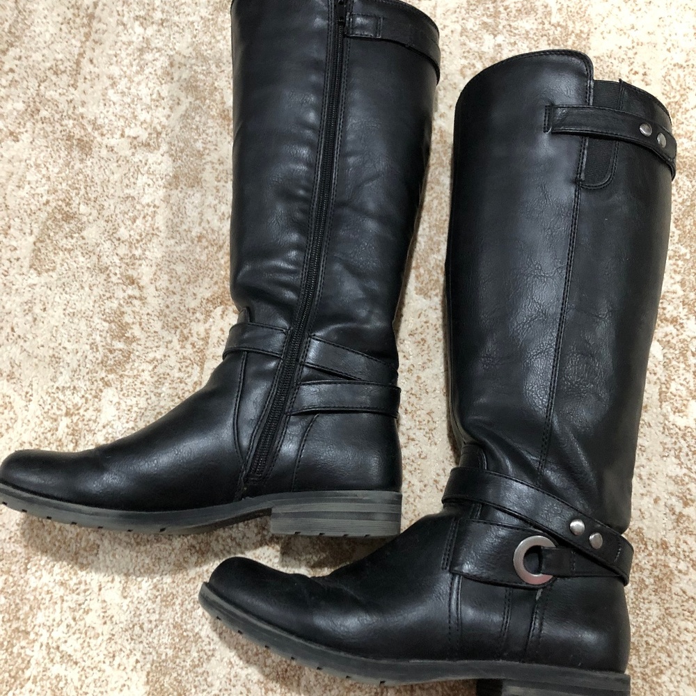 Natural Soul Blair Boots-Size 8